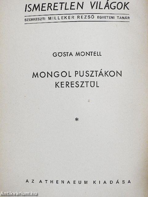 Mongol pusztákon keresztül