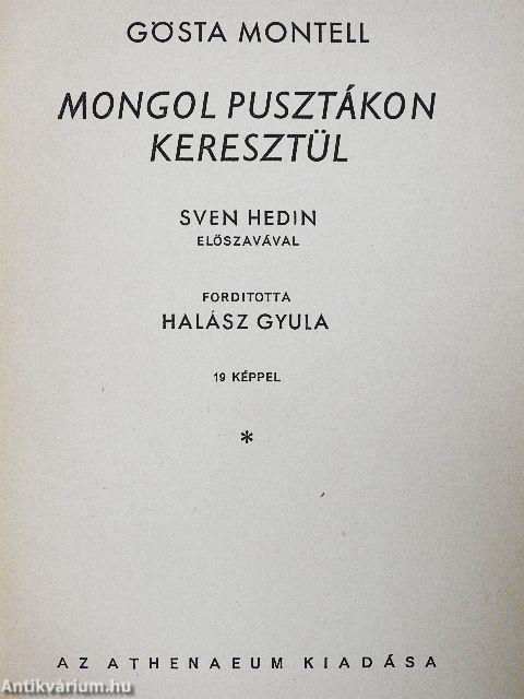 Mongol pusztákon keresztül