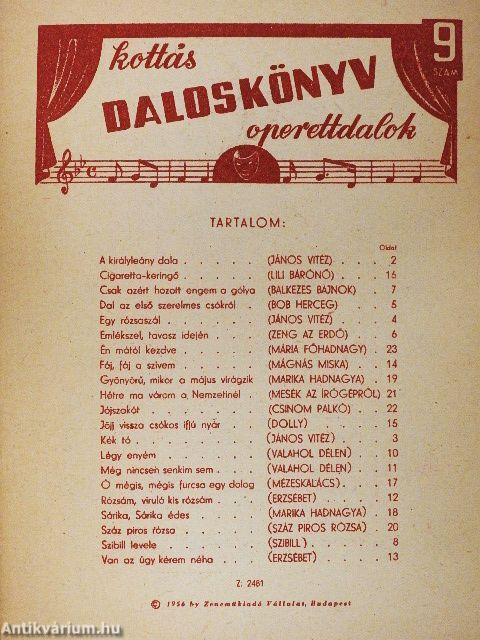 Kottás daloskönyv 9.
