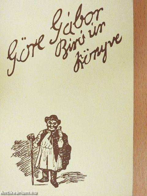 Göre Gábor biró úr könyve