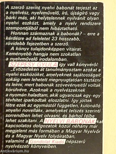 Nyelvi babonák