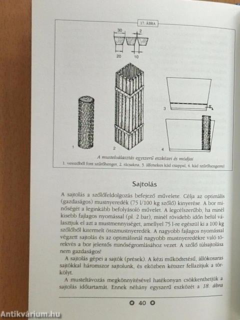 A must és a bor egyszerű kezelése