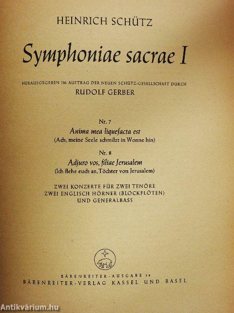 Symphoniae Sacrae I.