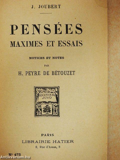 Pensées