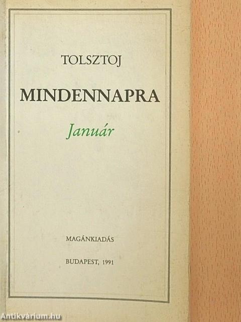 Mindennapra - Január