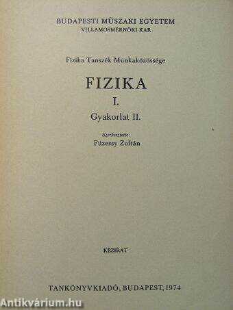 Fizika I.