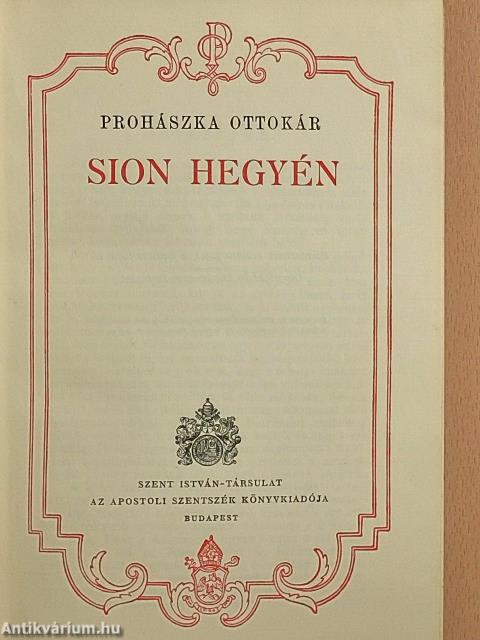 Sion hegyén