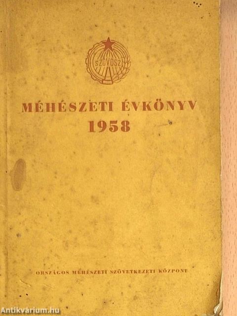 Méhészeti évkönyv 1958