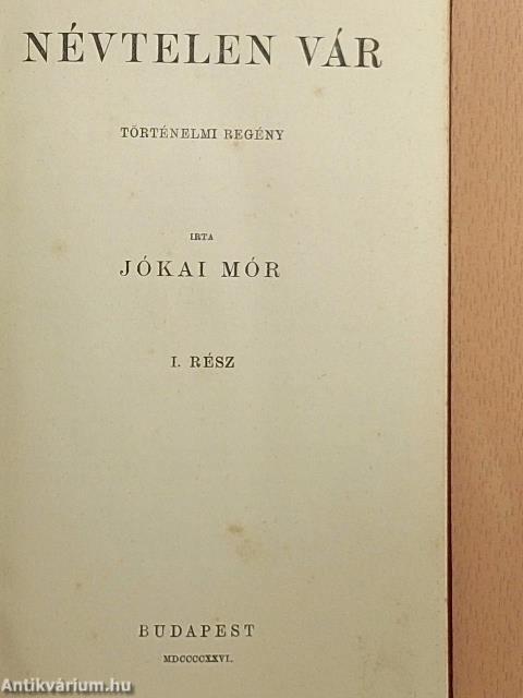 Névtelen vár I-II.