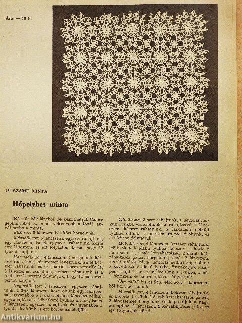 Röltex Rózsi horgolási mintái