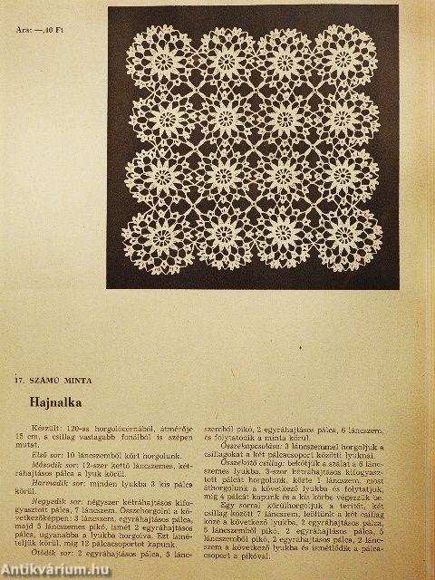 Röltex Rózsi horgolási mintái