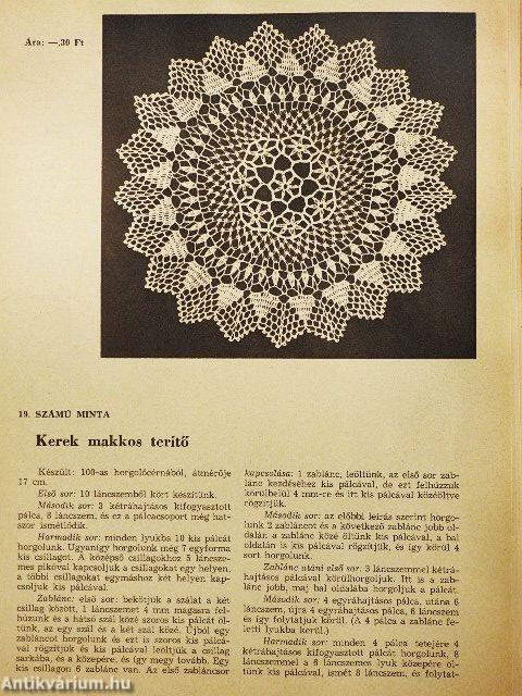 Röltex Rózsi horgolási mintái