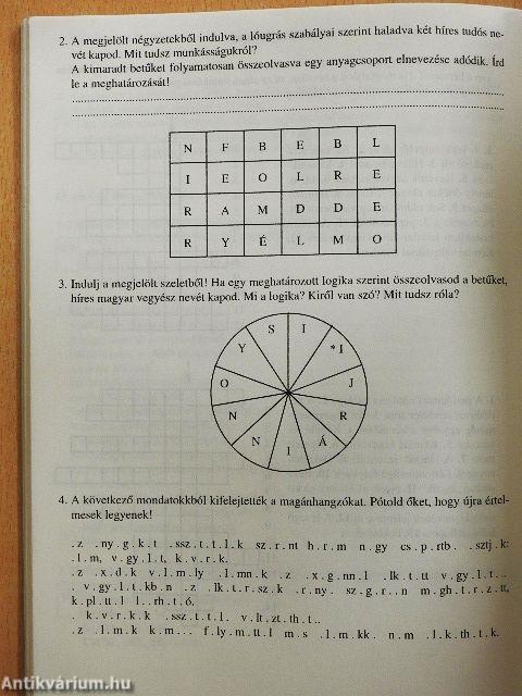 Kémia munkafüzet 12-13 éveseknek