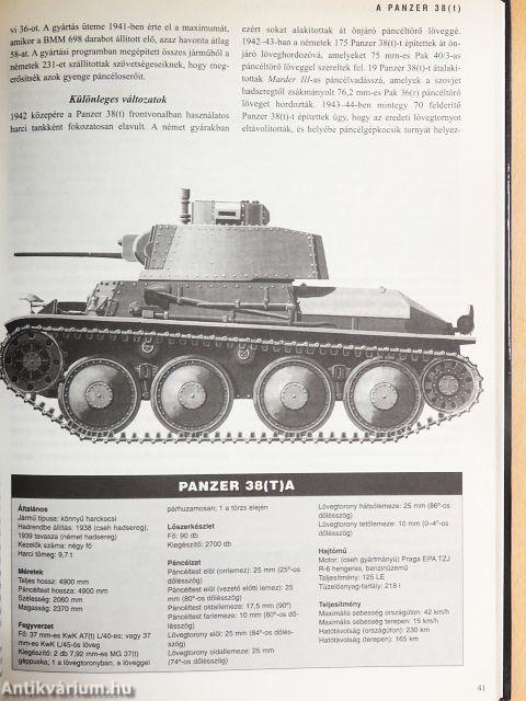 A II. világháború német páncélosai