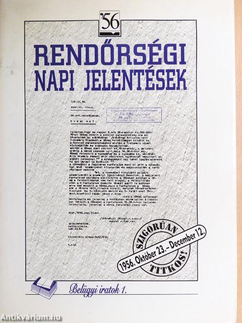 Rendőrségi napi jelentések I.