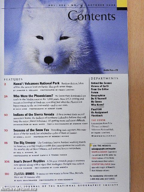 National Geographic October 2004