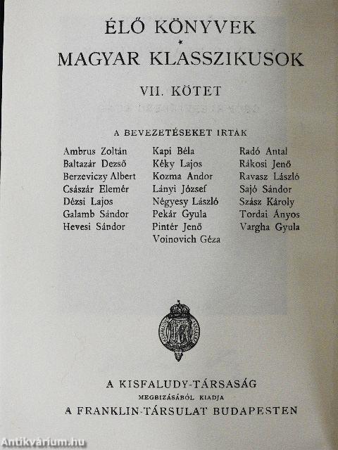 Kölcsey Ferenc munkái