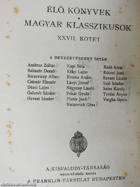 Tompa Mihály munkái III.