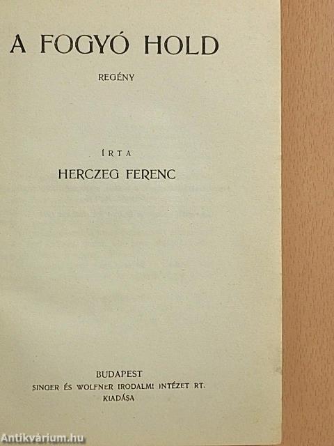 A fogyó Hold/Az élet kapuja