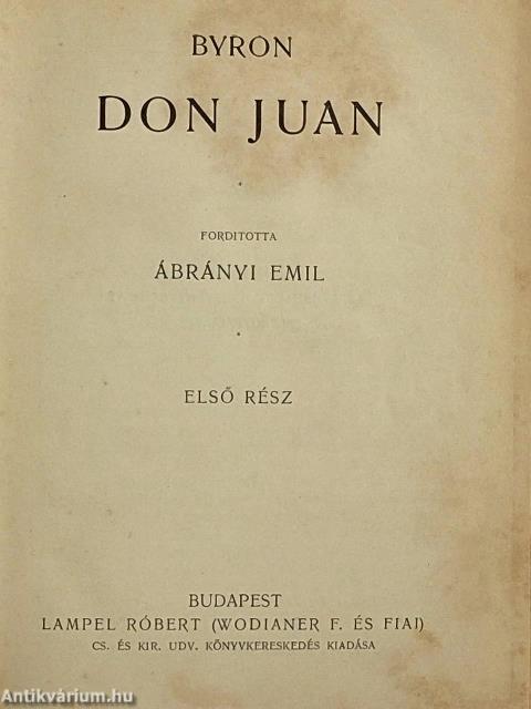 Don Juan I-II.