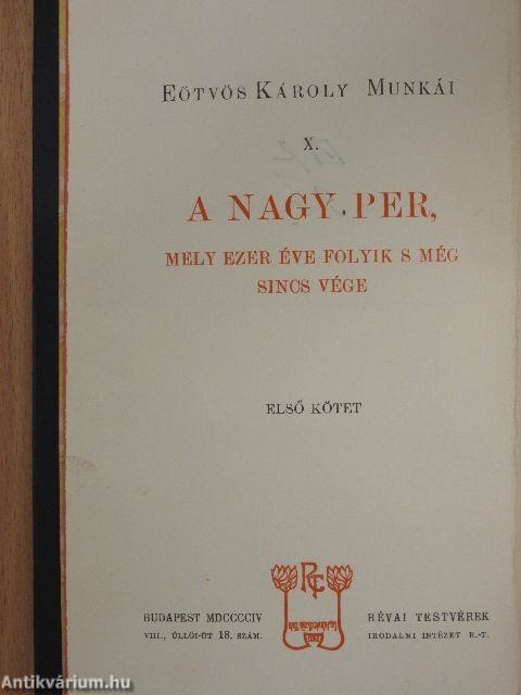 A nagy per I-III.