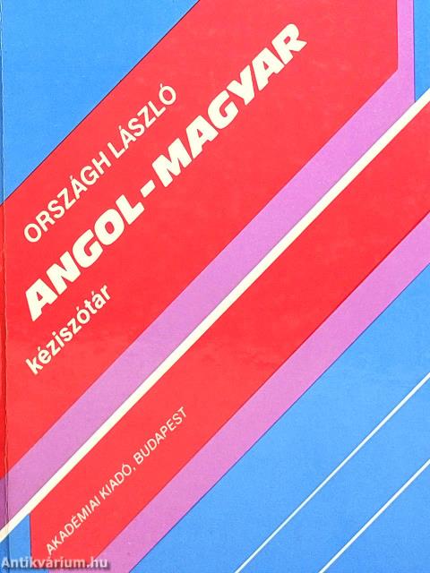 Angol-magyar kéziszótár