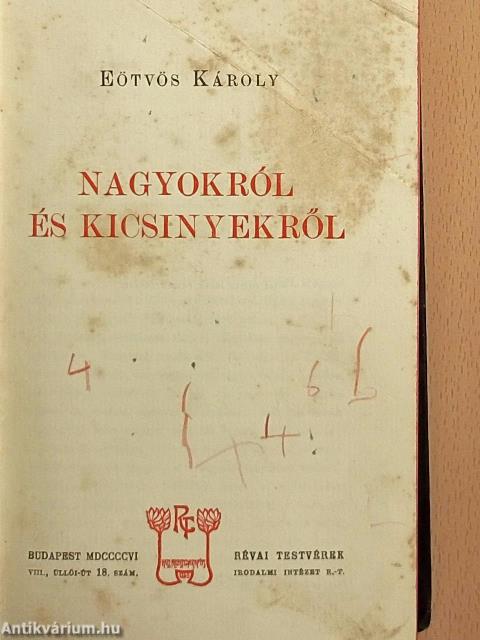 Nagyokról és kicsinyekről