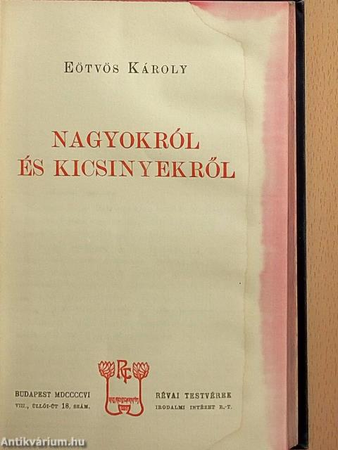 Nagyokról és kicsinyekről
