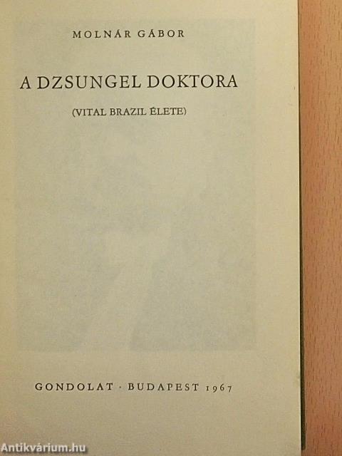 A dzsungel doktora