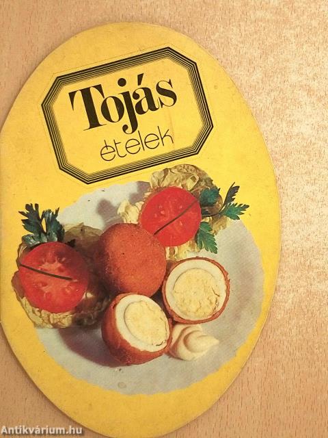 Tojásételek