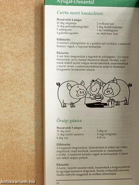 Tájjellegű ételek