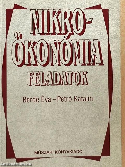 Mikroökonómia feladatok