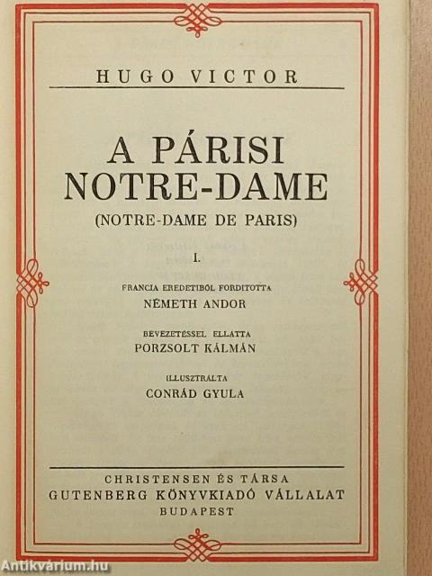 A Párisi Notre-Dame I-IV.