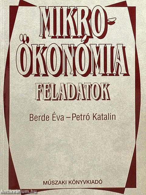 Mikroökonómia feladatok