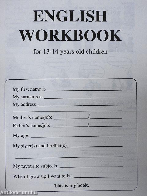 English Workbook 3.