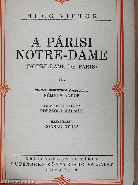 A Párisi Notre-Dame I-IV.