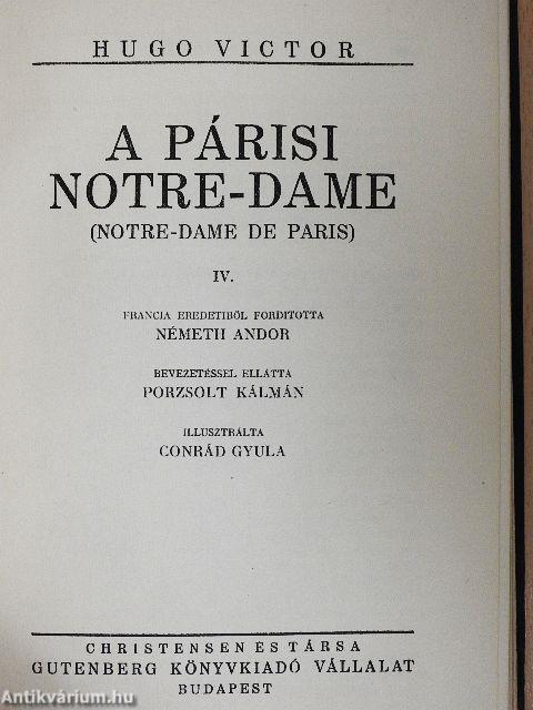 A Párisi Notre-Dame I-IV.