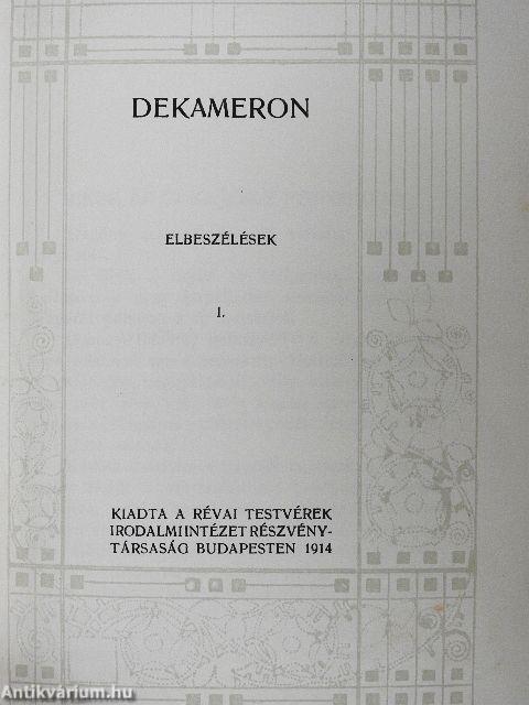 Dekameron I.