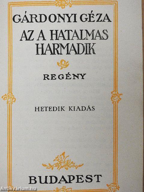 Az a hatalmas harmadik