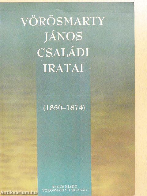 Vörösmarty János családi iratai 