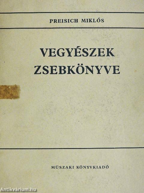 Vegyészek zsebkönyve