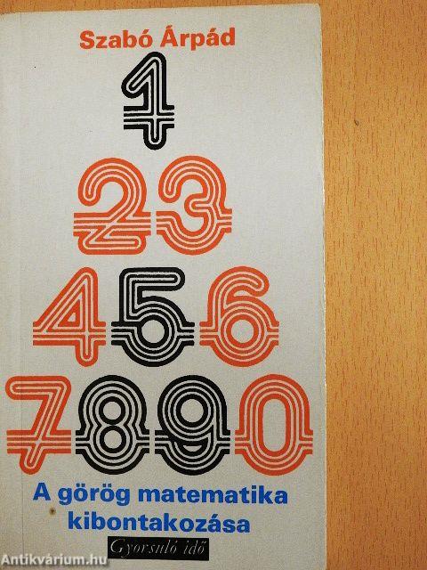 A görög matematika kibontakozása