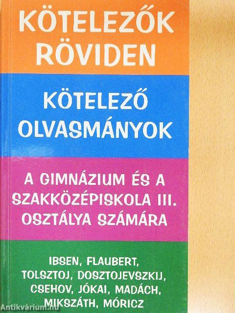 Kötelező olvasmányok