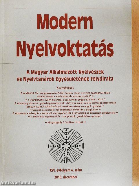 Modern Nyelvoktatás 2010/4.