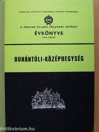 A magyar állami földtani intézet évkönyve LXII. kötet