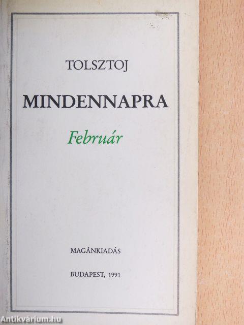 Mindennapra - Február
