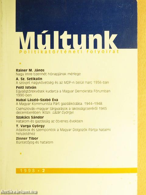 Múltunk 1998/2.