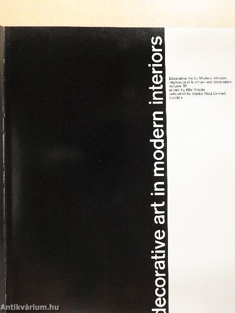 Decorative Art in Modern Interiors