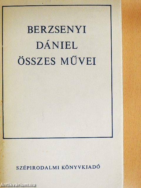 Berzsenyi Dániel összes művei