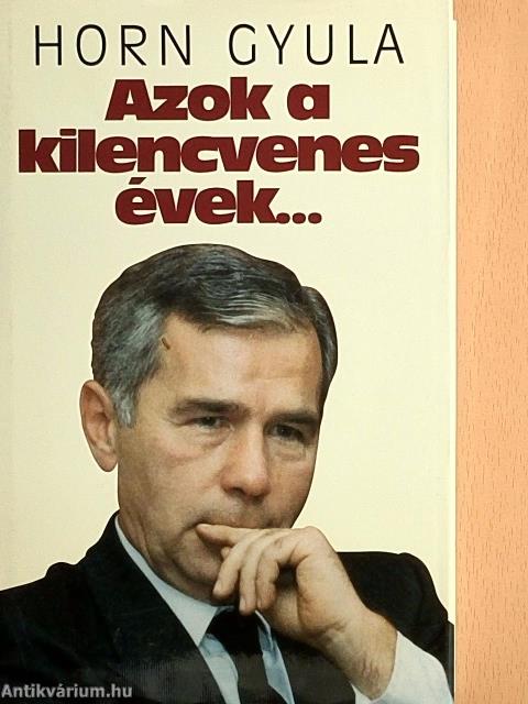 Azok a kilencvenes évek...